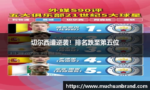 切尔西遭逆袭！排名跌至第五位
